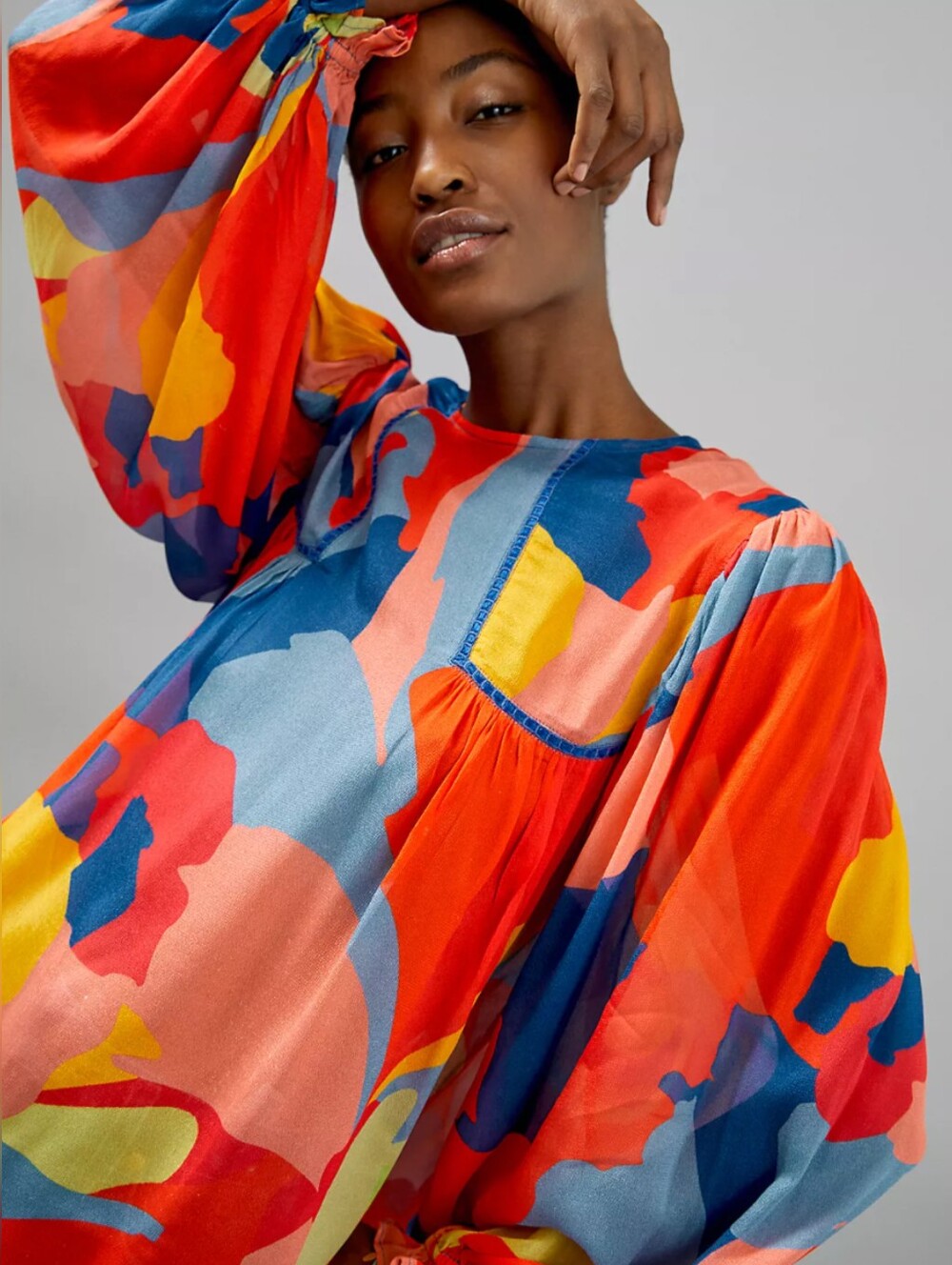 Anthropologie Bl-nk London Miranda Peasant Blouse